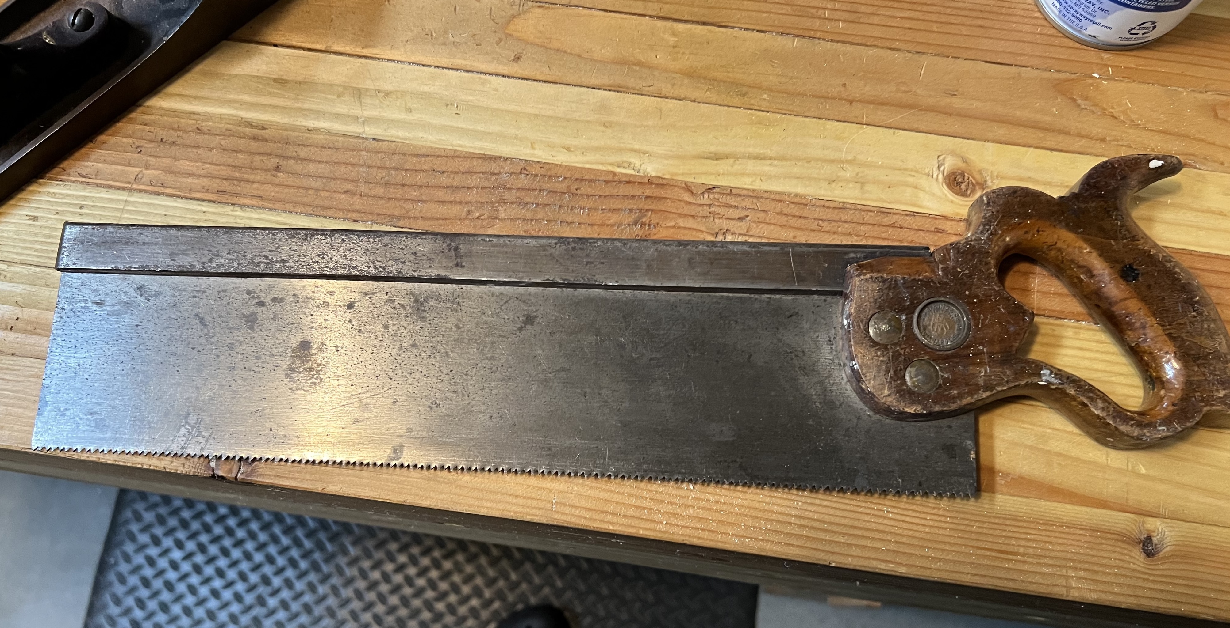 E.C. Atkins and Co Backsaw. 14” - 11 PPI
