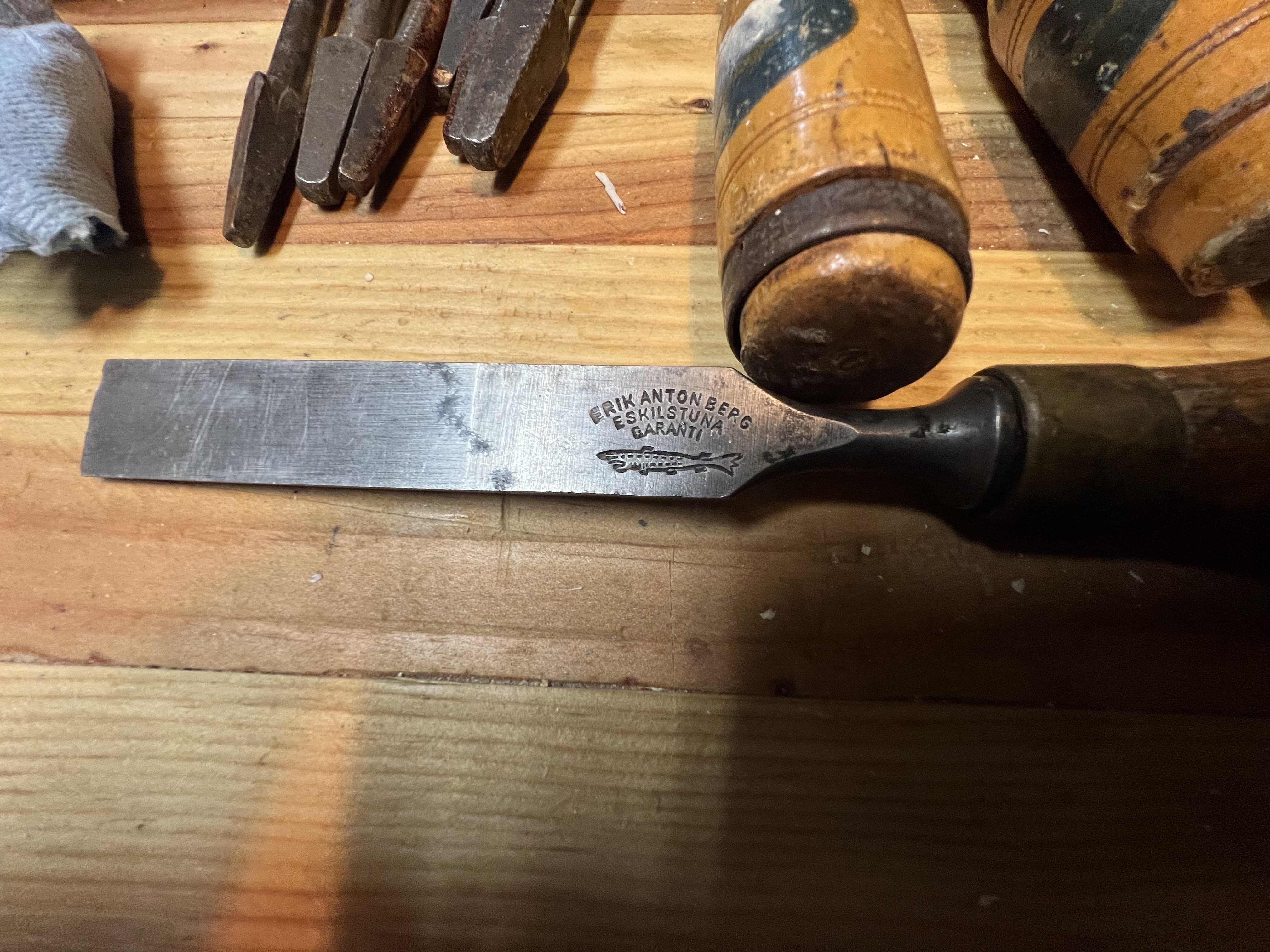 E. A. Berg  - Swedish made chisels