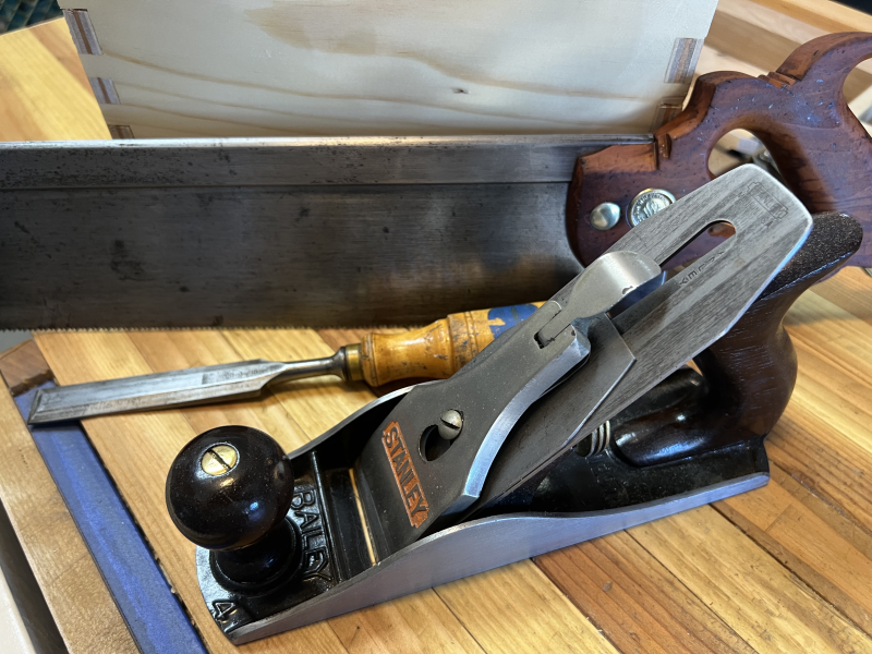 image of handtools in shop