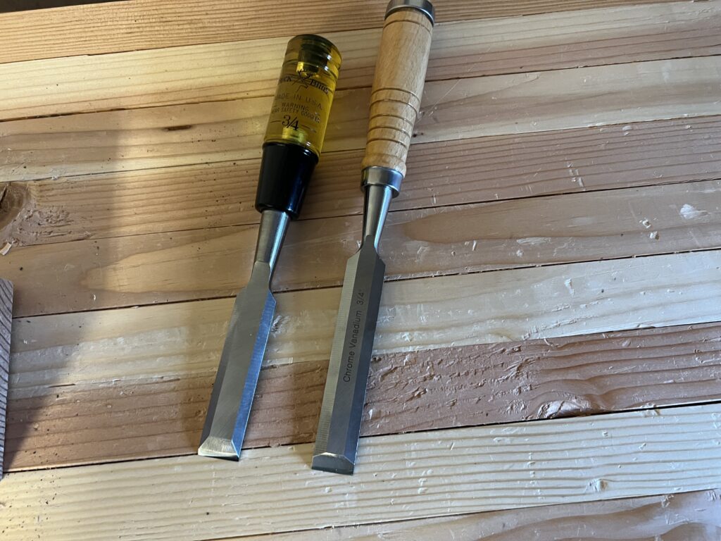 Buck and Windsor chisel tops